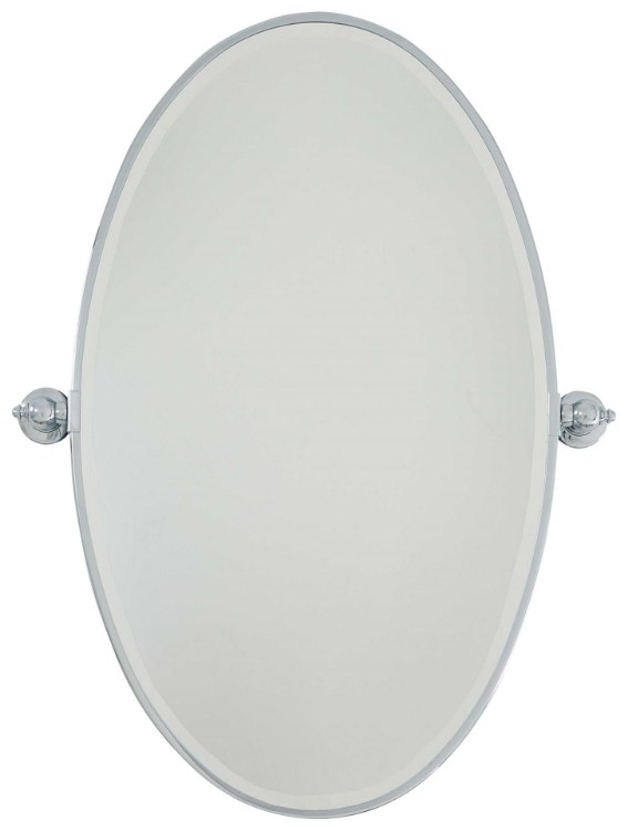 Foto para SW Xl Oval Mirror - Beveled Chrome Excavation Glass