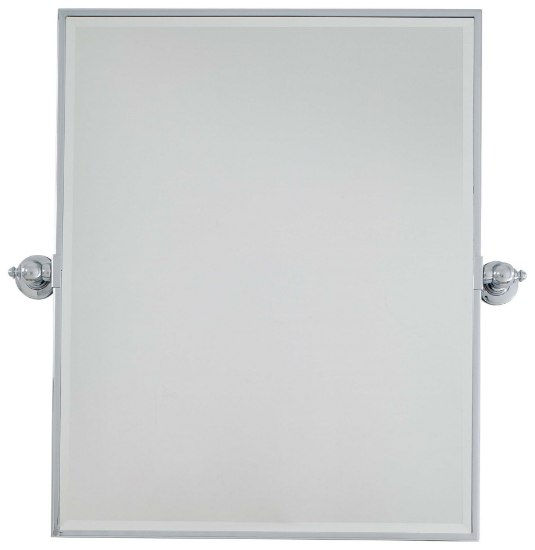 Picture of SW Xl Rectangle Mirror - Beveled Chrome Excavation Glass