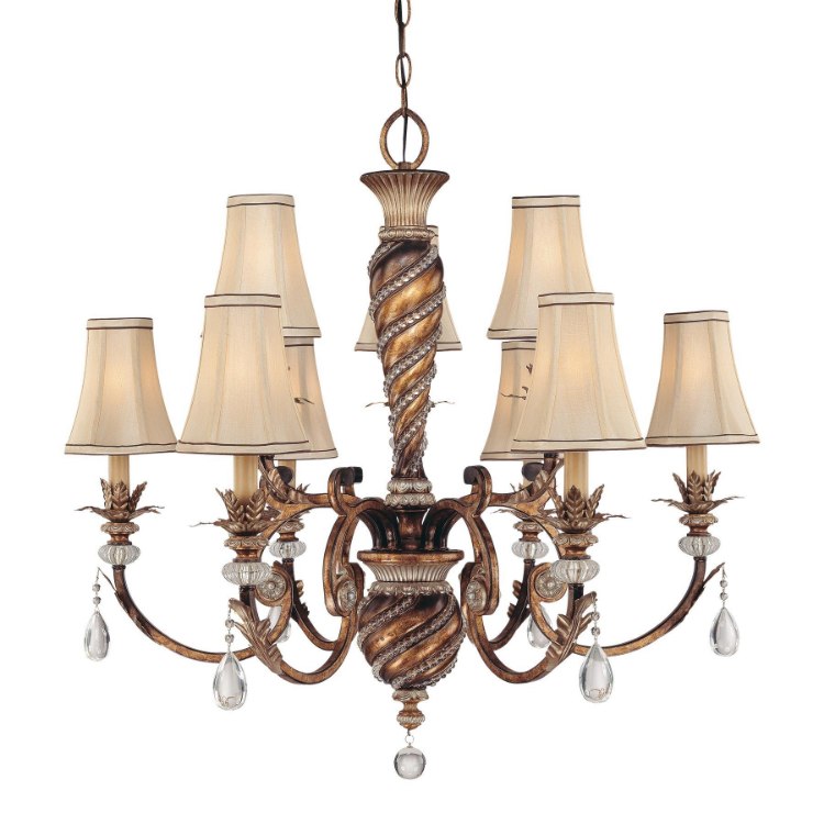 Foto para SW 9 Light Chandelier Aston Court Bronze