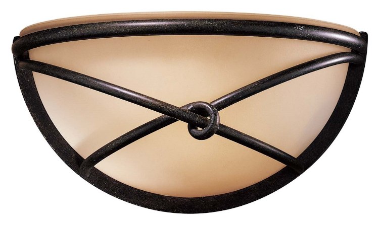 Foto para 100w SW 1 Light Wall Sconce Aspen Bronze Rustic Scavo