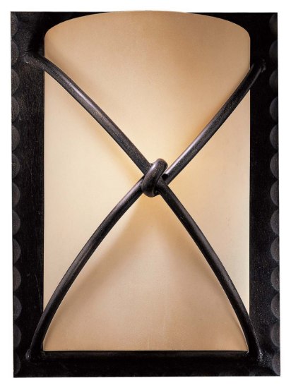 Picture of 100w SW 1 Light Wall Sconce Aspen Bronze Rustic Scavo