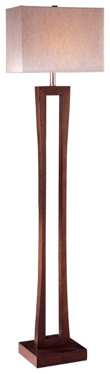 Foto para 100w SW 1 Light Floor Lamp Metropolitan Cherry