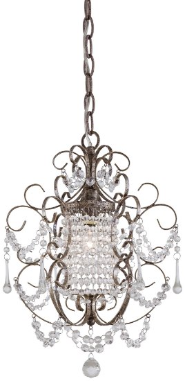 Foto para 60w SW 1 Light Mini Chandelier Westport Silver