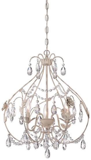 Foto para 60w SW 3 Light Mini Chandelier Provencal Blanc