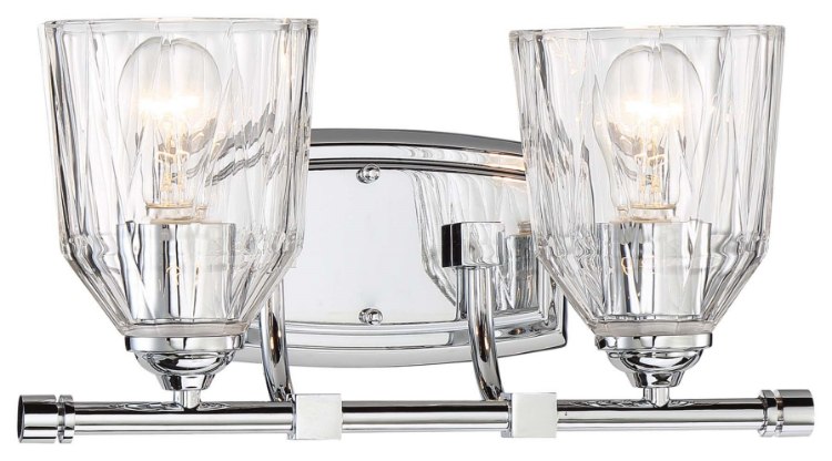 Foto para 100w SW 2 Light Bath Chrome Clear
