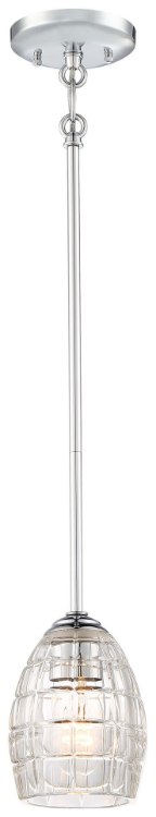 Foto para 100w SW Mini Pendant Chrome Clear