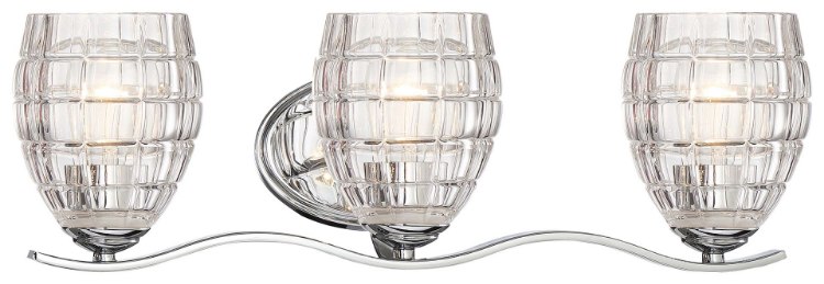 Foto para 100w SW 3 Light Bath Chrome Clear