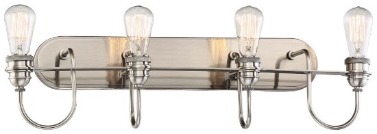 Foto para 40w SW 4 Light Bath Plated Pewter