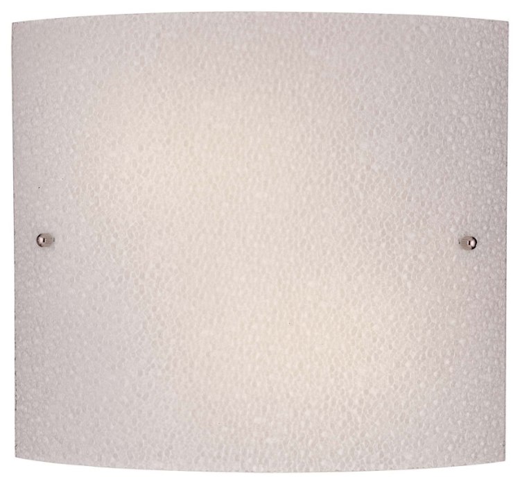 Foto para 18w SW 2 Light Wall Sconce Brushed Nickel Prismatic Frosted Glass