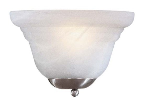 Foto para 60w SW 1 Light Wall Sconce White Etched Marble