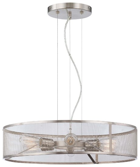 Foto para 40w SW 6 Light Pendant Brushed Nickel