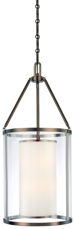 Foto para 60w SW 6 Light Pendant Harvard Court Bronze (Plated) Clear