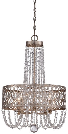 Foto para 60w SW 4 Light Chandelier Florentine Silver