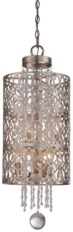 Foto para 60w SW Foyer Pendant- Jessica Mcclintock Home- The Romance Collection™ Florentine Silver