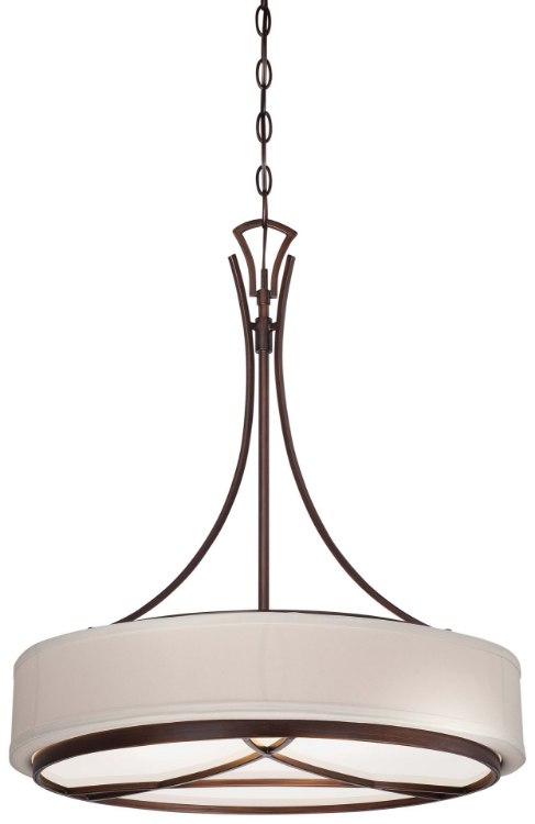 Foto para 100w SW 3 Light Pendant Dark Brushed Bronze (Painted)