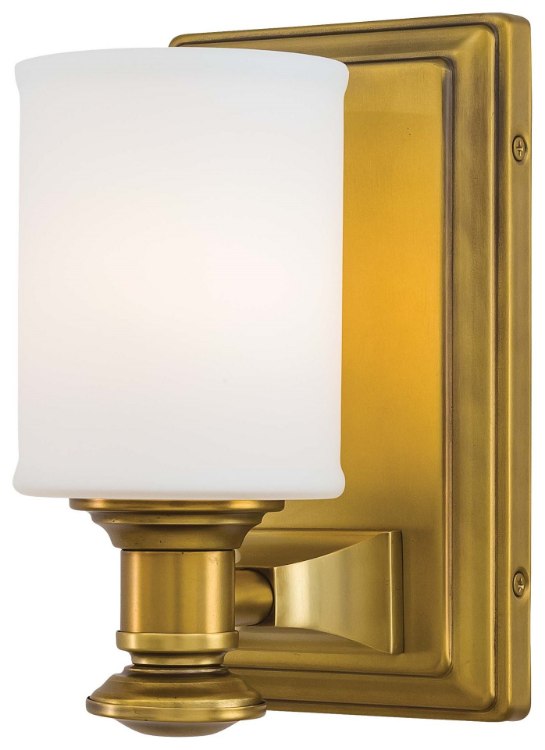 Foto para 100w SW 1 Light Bath Liberty Gold Etched Opal