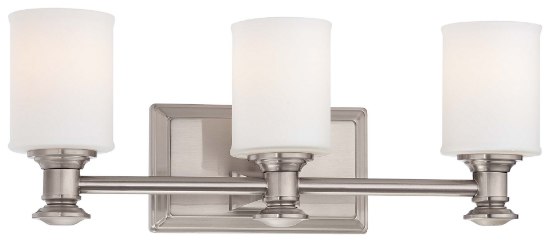 Picture of 100w SW 3 Light Bath Brushed Nickel