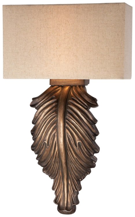 Foto para 60w SW 2 Light Wall Sconce Regents Patina Beige