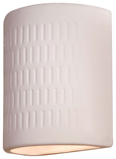 Foto para 100w SW 1 Light Wall Sconce White Ceramic