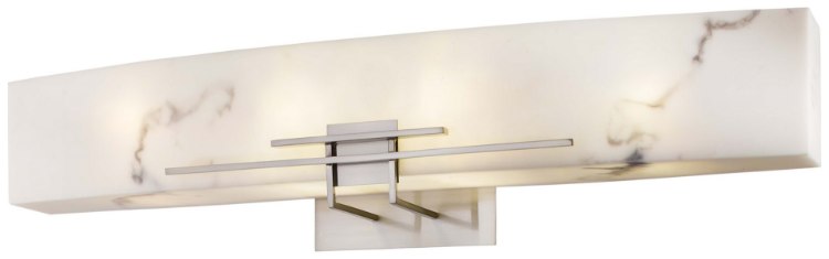 Foto para 26w SW 4 Light Bath Brushed Nickel Alabaster Dust(Tm) Shade