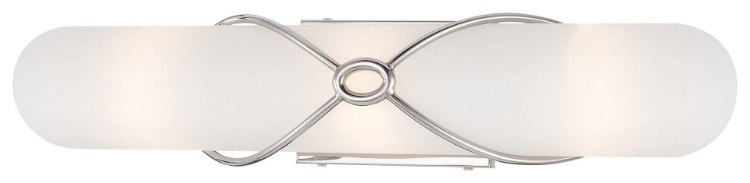 Foto para 100w SW 3 Light Bath Chrome Etched White Glass