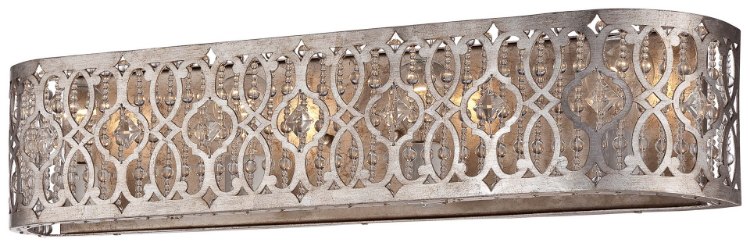 Foto para 100w SW 4 Light Bath Florentine Silver