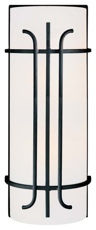 Foto para 100w SW 2 Light Wall Sconce Black