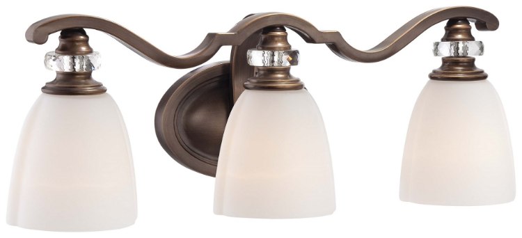 Foto para SW 3 Light Bath Dark Noble Bronze Etched Opal