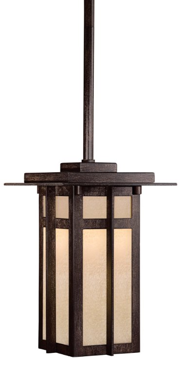 Foto para 13w SW 1 Lt Outdoor Pendant Iron Oxide Double French Scavo