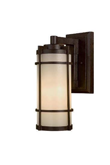 Picture of 13w SW 1 Light Outdoor Wall Mount Textured French Bronze Pearl Mist