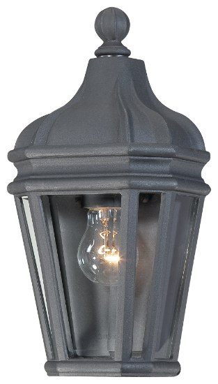 Foto para 100w SW 1 Lt Outdoor Pocket Lantern Black Clear Beveled