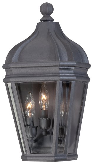 Foto para 40w SW 3 Lt Outdoor Pocket Lantern Black Clear Beveled