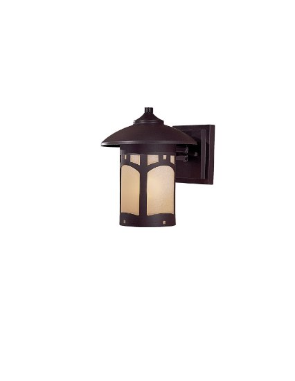 Picture of 60w SW 1 Light Wall Mount Dorian Bronze Double French Scavo