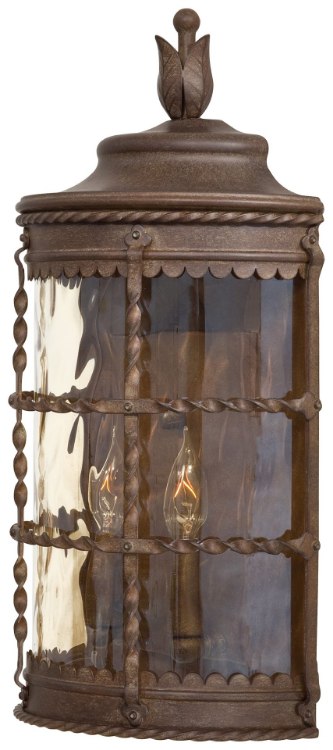 Foto para 60w SW 2 Light Pocket Lantern Vintage Rust Champagne