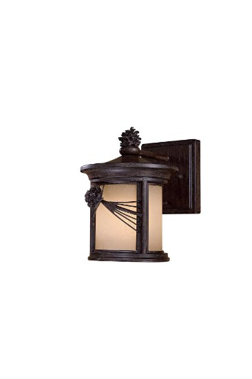 Foto para 13w SW 1 Light Wall Mount Iron Oxide Double French Scavo