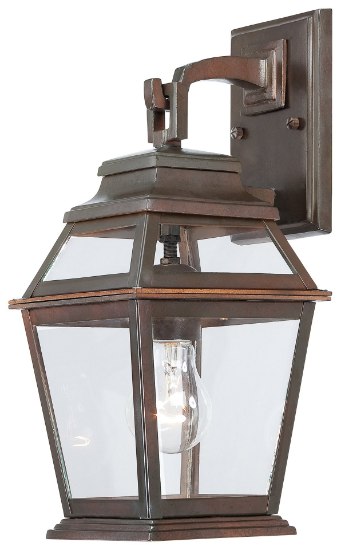 Picture of 60w SW 1 Light Wall Mount Architectual Bronze Clear