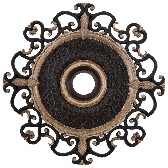 Foto para SW 38In Ceiling Medallion For F705/F715 Fans Sterling Walnut