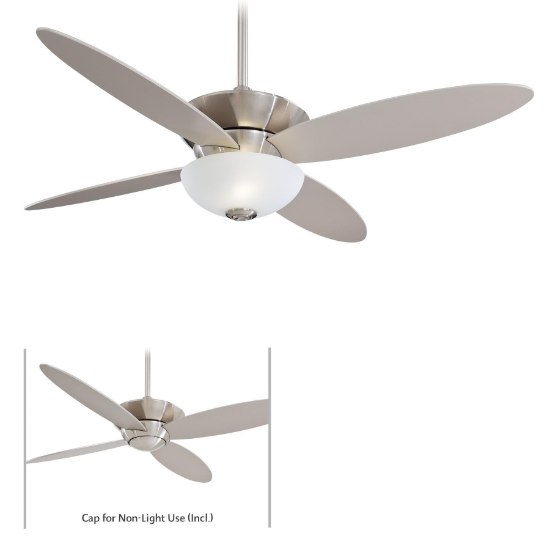 Picture of 84.45w SW Zen Fan-52In Brushed Nickel White Frosted