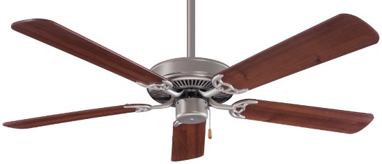 Foto para 47w SW Contractor Fan 42In With Dark Brushed Steel W/ Dark Walnut