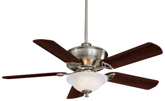 Foto para 134w SW Bolo Fan-52In Brushed Nickel Etched Swirl