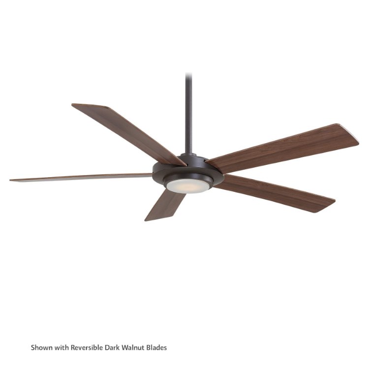 Foto para 50w WW 52In Sabot Ceiling Fan 2015 Oil Rubbed Bronze Frosted/White