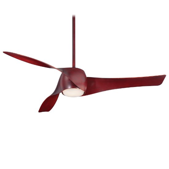 Foto para 195w SW Artemis Fan-58In Mahogany Etched Opal