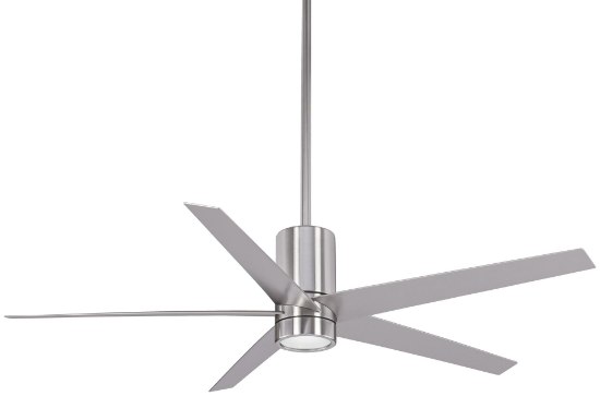 Foto para 47.6w SW 56In Symbio Ceiling Fan 2015 Brushed Nickel Etched