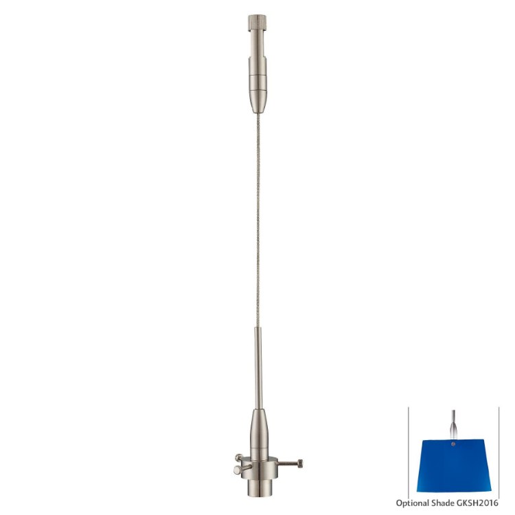 Foto para 50w SW Mini Pendant Fixture-For Use With Low Voltage George Kovacs Lightrails Brushed Nickel