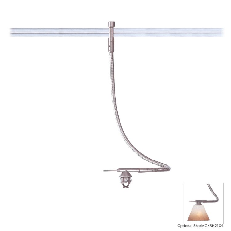 Foto para 50w SW Flexible Fixture-For Use With Low Voltage George Kovacs Lightrails Brushed Nickel