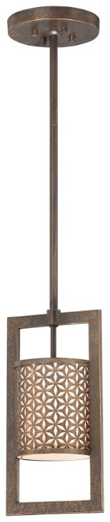 Foto para 60w SW 1 Light Mini Pendant French Bronze