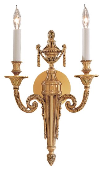 Foto para 60w SW Two Light Wall Sconce Polished Gold