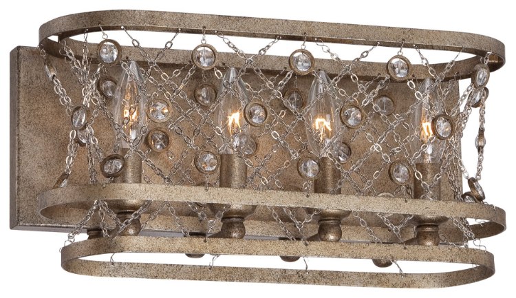 Foto para 60w SW Four Light Bath Arcadian Gold