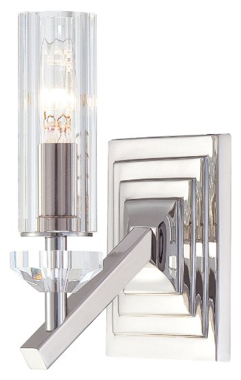 Foto para 60w SW 1 Light Wall Sconce Polished Nickel