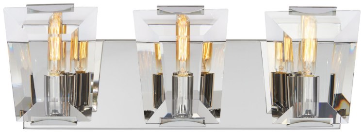 Foto para 60w SW 3 Light Bath Polished Nickel Clear